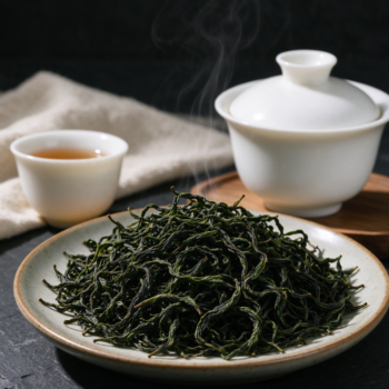 Rolled Whole-Leaf High-Mountain Green Tea (Fresh Aroma)