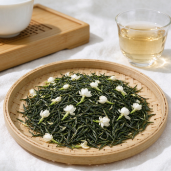 Richly Fragrant Jasmine Tea (with Dried Jasmine Blossoms)