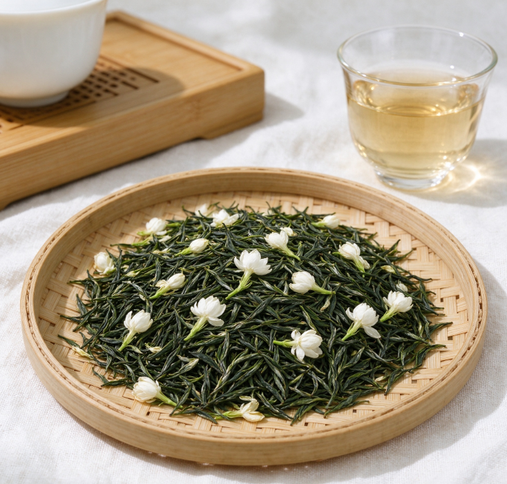 Richly Fragrant Jasmine Tea (with Dried Jasmine Blossoms)