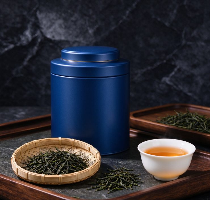 Premium Whole-Leaf Aromatic Green Tea (Canned)
