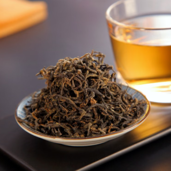 Premium Curled Black Tea (Dry Leaves & Brewed Infusion)